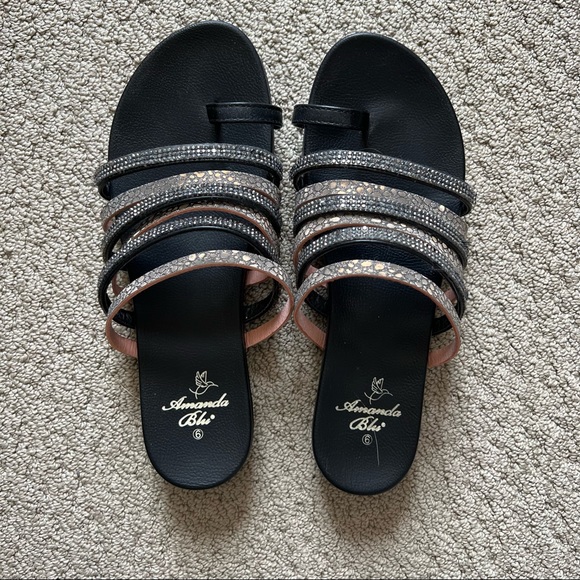 Amanda Blu // Gorgeous Bling Sandal - Picture 1 of 5